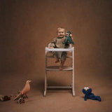 Chaise haute évolutive - CYBEX - IRIS 3-en-1 - Bois - Baby set & plateau inclus - Stunning Black