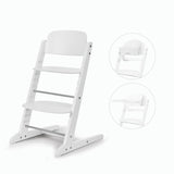 Chaise haute évolutive - CYBEX - IRIS 3-en-1 - Bois - Baby set & plateau inclus - All White