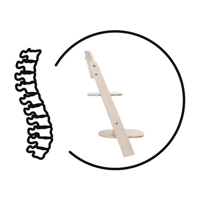 Chaise haute évolutive - CYBEX - IRIS - Bois - Coloris All Natural