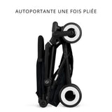 Poussette canne ultra-compacte Agis CYBEX - 5 a 22 kg (6 mois - 4 ans) - poussette légere 6,3 kg - compatible avion - Magic Black