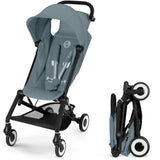 Poussette canne ultra-compacte Agis CYBEX - 5 a 22 kg (6 mois - 4 ans) - poussette légere 6,3 kg - compatible avion - Stormy Blue