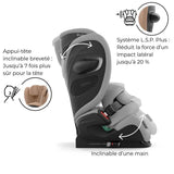 CYBEX Siege auto Pallas G3 Plus Mid grey - 15 mois a 12 ans