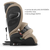 Siege auto Pallas G i-size Cybex Gold 76 a 150 cm - 9 a 50 kg - 15 mois a 12 ans - Almond beige (Plus)