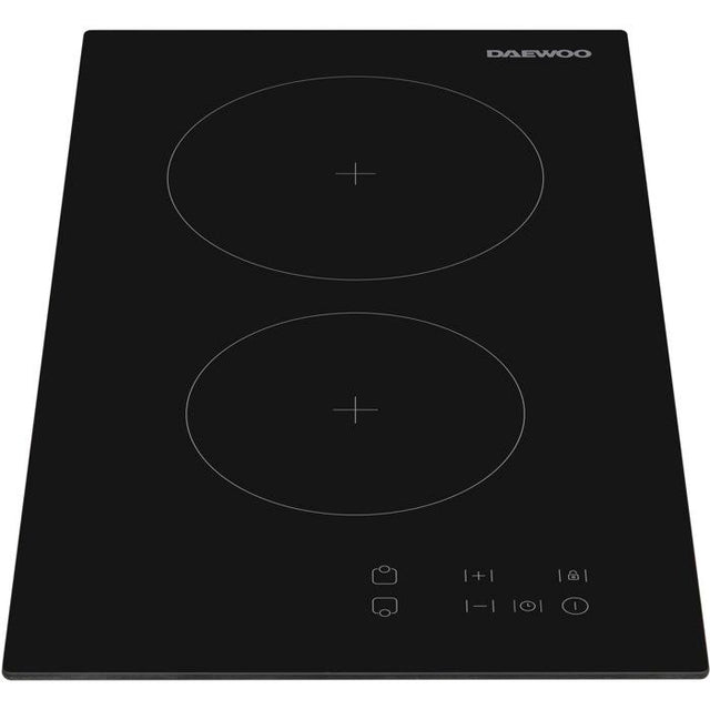 Plaque de cuisson vitrocéramique - DAEWOO - 2 foyers - 30 cm - BH3VTF19BNM - Noir