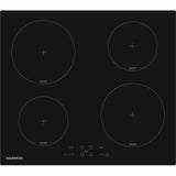 Plaque de cuisson a induction - DAEWOO - 4 foyers - 60 cm - BH6ITF37BNM - Noir