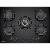 Plaque de cuisson a gaz - DAEWOO - 5 foyers - 70 cm - BH7GKF51BNM - Noir