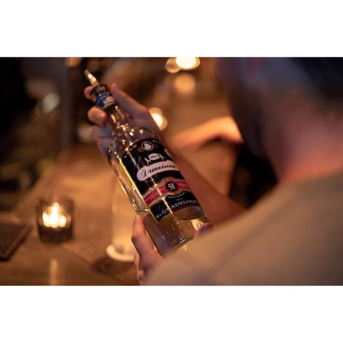 Rhum Damoiseau - Rhum agricole blanc - Guadeloupe - 50%vol - 70cl