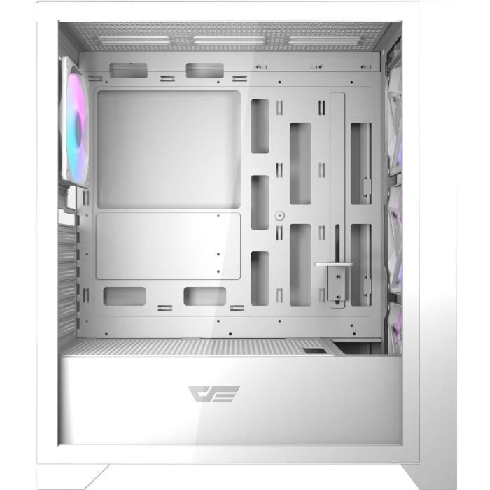 Boitier sans alimentation - DARKFLASH DRX70 MESH - Moyen tour - Format ATX - Blanc