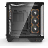 Boitier sans alimentation - DARKFLASH DY470 - Cube - Format ATX - Noir