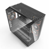Boitier sans alimentation - DARKFLASH DY470 - Cube - Format ATX - Noir
