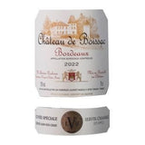 Château de Boissac 2022 Bordeaux - Vin rouge de Bordeaux