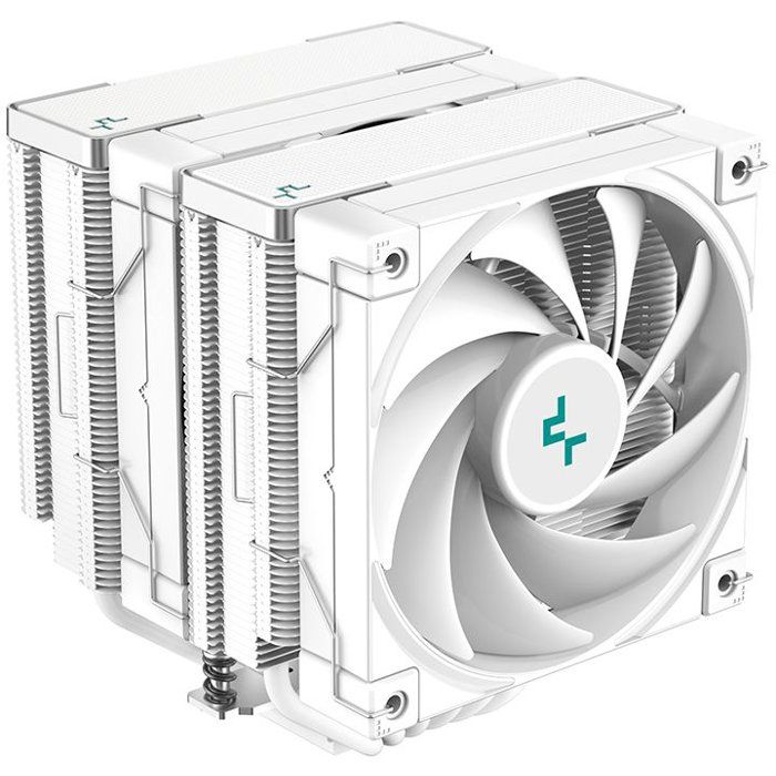DEEPCOOL - AK620 - R-AK620-WHNNMT-G-1 - Ventirad CPU - 120 mm - Blanc - 2 ventilateurs PWM - 6 Calloducs - TDP 260W