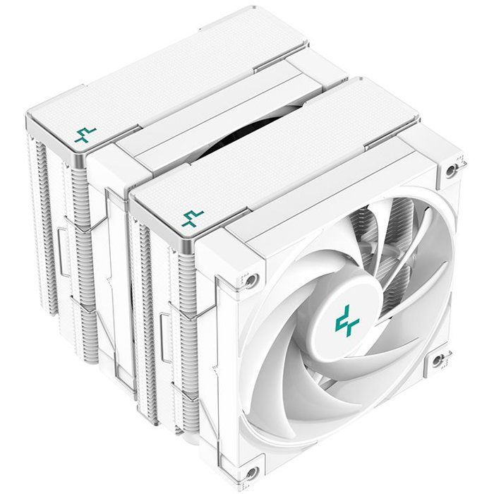 DEEPCOOL - AK620 - R-AK620-WHNNMT-G-1 - Ventirad CPU - 120 mm - Blanc - 2 ventilateurs PWM - 6 Calloducs - TDP 260W