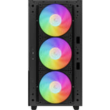 Boitier PC - DEEPCOOL - R-CH560-BKAPE4D-G-1 - CH560 Digital - Moyen tour - Format ATX - 3x140mm A-RGB + 1x120mm A-RGB - Noir