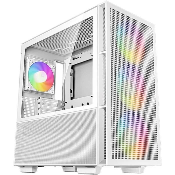 Boitier PC sans alimentation - DEEPCOOL CH560 (Blanc) - Moyen tour - Format E-ATX - Ventilateurs A-RGB