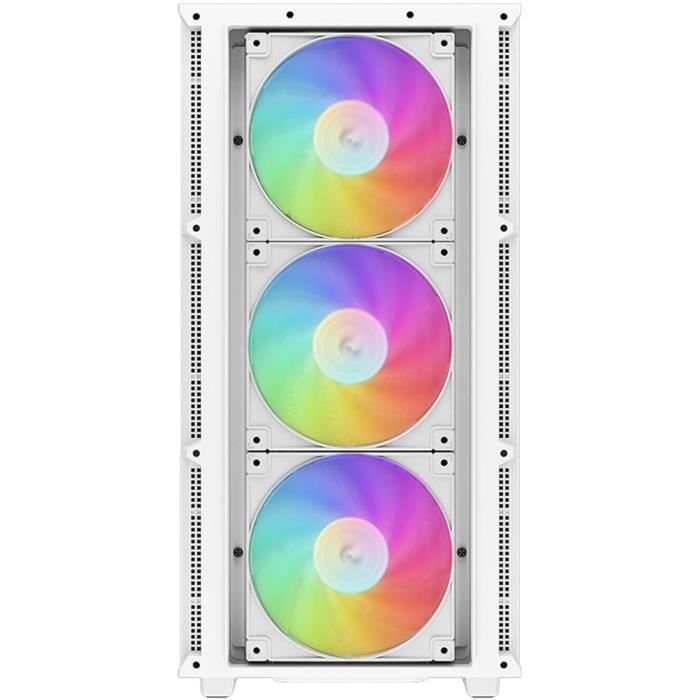 Boitier PC sans alimentation - DEEPCOOL CH560 (Blanc) - Moyen tour - Format E-ATX - Ventilateurs A-RGB