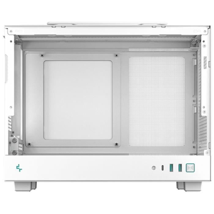 Boitier PC - DEEPCOOL - CH160 - Sans alimentation - Mini tour - Format M-ITX - Blanc