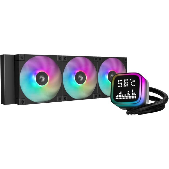 Watercooling AIO - DEEPCOOL LP360 - Ventilateurs 3x 120 mm ARGB - Noir