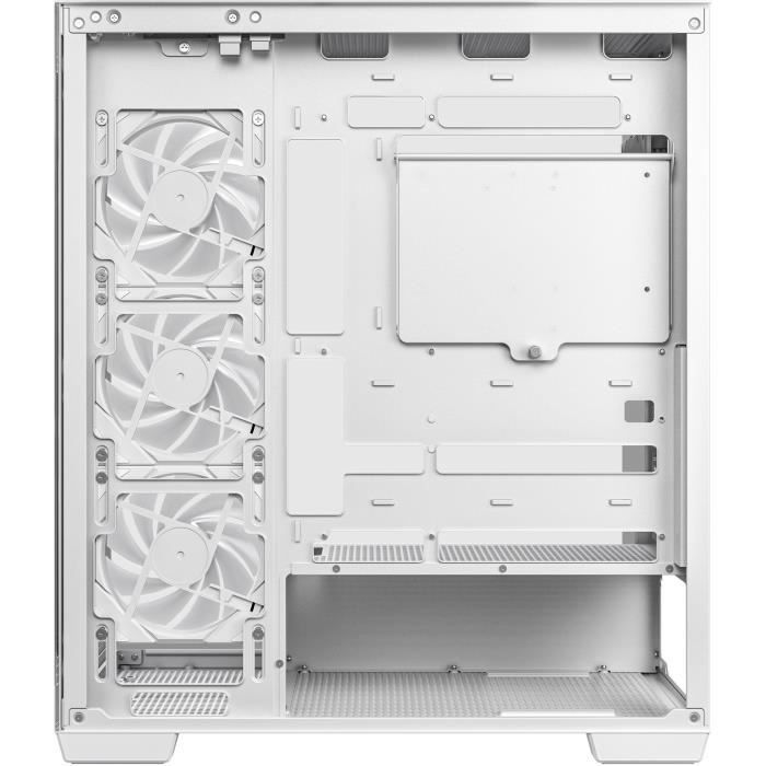 Boitier sans alimentation - DEEPCOOL CG580 4F - Moyen tour - Format E-ATX - Blanc