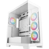 Boitier sans alimentation - DEEPCOOL CG580 4F - Moyen tour - Format E-ATX - Blanc