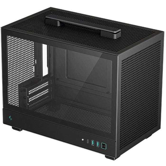 Boitier PC - DEEPCOOL - CH160 - Sans alimentation - Mini tour - Format M-ITX - Noir