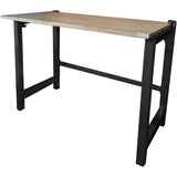 Etabli pliable en acier et bois DEFPRO - Charge maximale d'outillage 50 kg