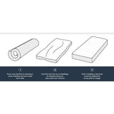 Matelas 140x190cm  - Mousse - Ferme - DEKO DREAM Hahtuva