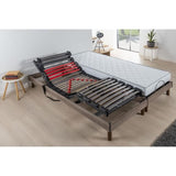 Ensemble matelas+sommier relaxation électrique COMFORT - 2x90x200 cm - Matelas mousse - DEKO DREAM  Samba