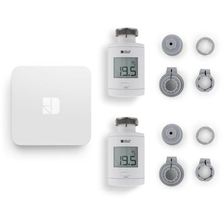 Tetes Thermostatiques et box connectée - Delta Dore - Pack TRV 1.0 connecté - 6050664