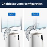 Climatiseur mobile - DELONGHI - PAC EL110 WIFI - 2900 W - 11 000 Btu/h - 3 vitesses - Ventilateur / déshumidificateur