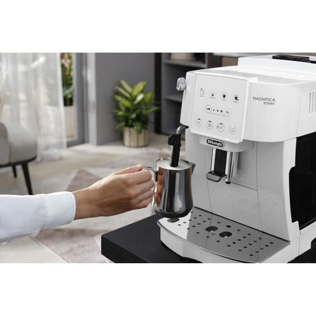 Machine expresso broyeur - De'Longhi - Magnifica start - ECAM220.21.W - 4 recettes - Blanc