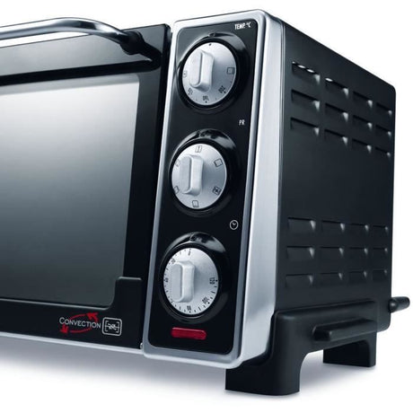 Mini-four - Chaleur tournante - DELONGHI - EO20792 - Noir - 20 L - 49 x 35 x 25,5 cm - 1300 W