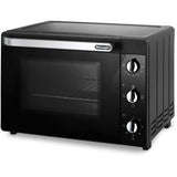 Mini-four - Chaleur tournante - DELONGHI - EO 40112.BK - Noir - Porte double vitrage - 40 L - 51,5 x 44 x 36 cm - 2000 W