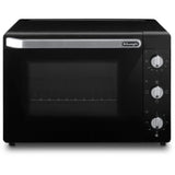 Mini-four - Chaleur tournante - DELONGHI - EO 40112.BK - Noir - Porte double vitrage - 40 L - 51,5 x 44 x 36 cm - 2000 W