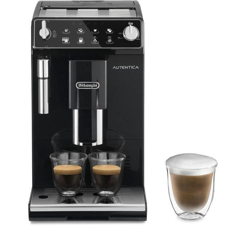 Machine expresso broyeur - De'Longhi - Autentica - ETAM29.510.B - 6 recettes - Noir