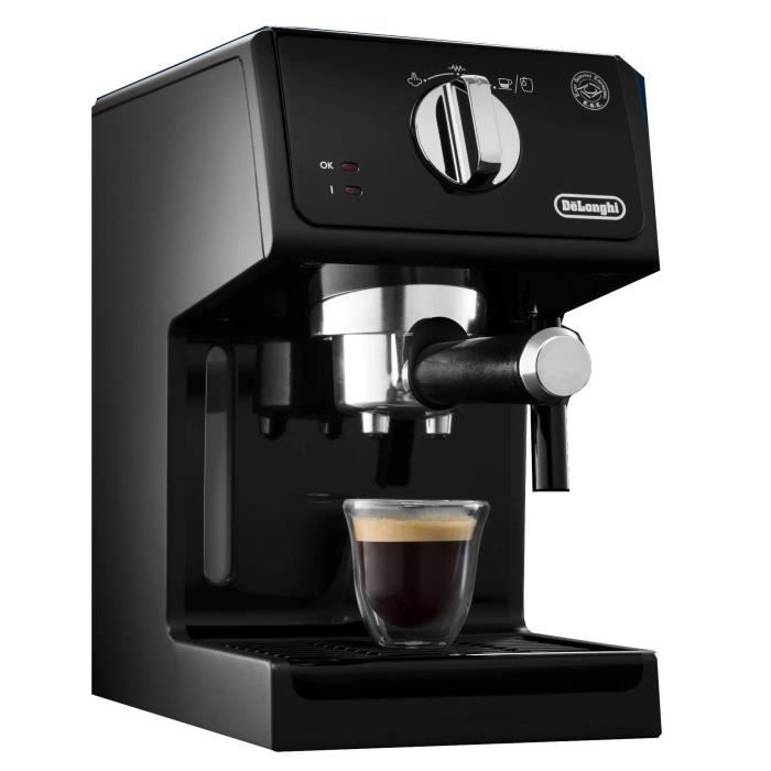 Machine a espresso pompe - DELONGHI - ECP31.21 - 15 bars - Noir