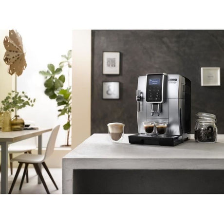 Machine expresso broyeur - De'Longhi - Dinamica - ECAM350.35.SB - 4 recettes - Silver