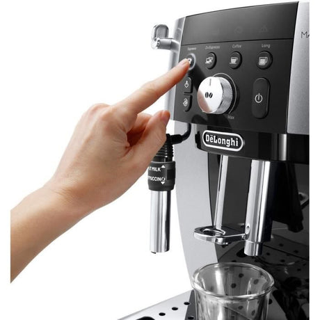 Machine expresso broyeur - De'Longhi - Magnifica S smart - ECAM250.23.SB - 4 recettes - Noir argenté