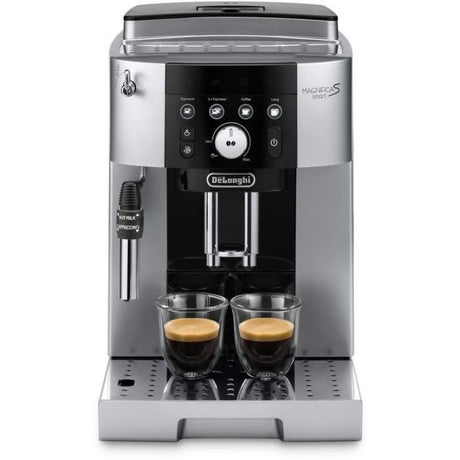 Machine expresso broyeur - De'Longhi - Magnifica S smart - ECAM250.23.SB - 4 recettes - Noir argenté