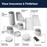 DELONGHI Climatiseur mobile - PAC EX100 SILENT - 2500W - 10000BTU/h - ClassA++ - EER3