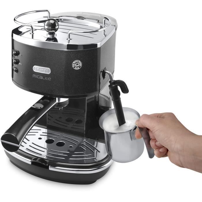 Machine Expresso classique DELONGHI Icona ECO 311.BK - Noir - Compatible cafÈ moulu et dosettes ESE