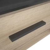 Ensemble salon SHEFFIELD composé de : Table basse double plateau supérieur et inférieur + Meuble TV 2 tiroirs - DEMEYERE
