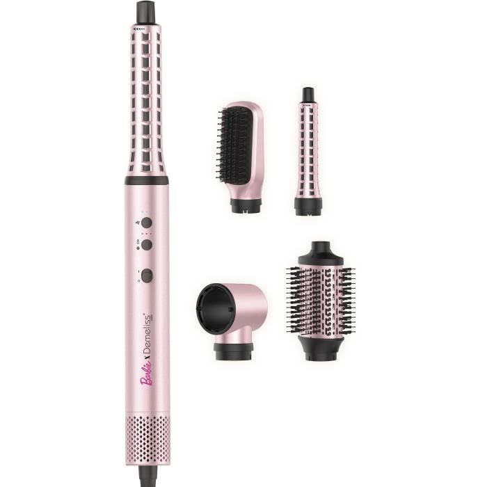Brosse Soufflante Multistyler -SAINT ALGUE - Demeliss AIRFLOW STYLER - Seche & Coiffe, Lisse & Boucle - Collection Barbie