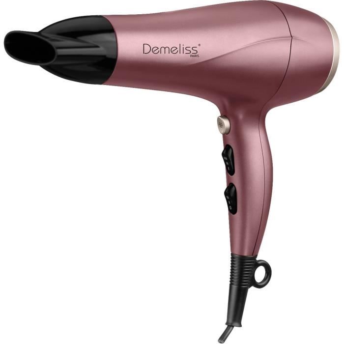 Coffret set lisseur + Seche-cheveux - DEMELISS - 2200 W - Cherry Chérie
