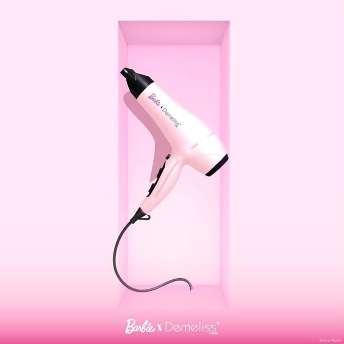 Seche-cheveux DEMELISS Ultra Barbie Edition 2200 W