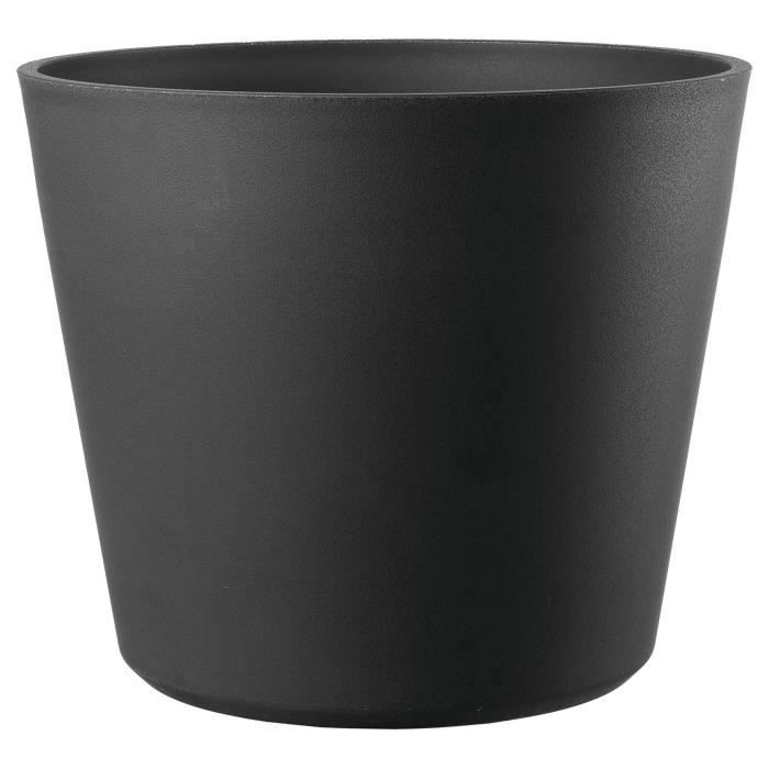 DEROMA Pot de fleurs Origin - 38 x 32 cm - 24 L - Anthracite