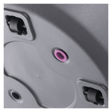 DEROMA Pot de fleurs Origin - 57,5 x 48 cm  - 85 L - A roulettes - Gris
