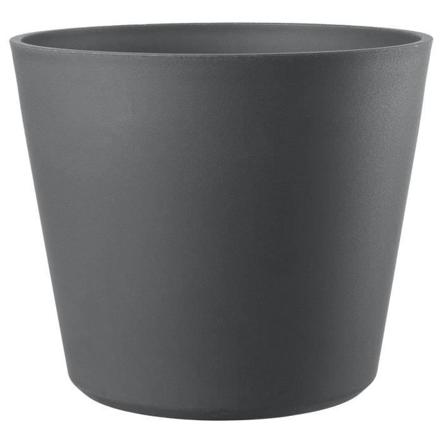 DEROMA Pot de fleurs Origin - 57,5 x 48 cm  - 85 L - A roulettes - Gris