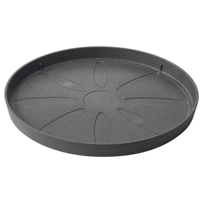 DEROMA Soucoupe Origin - 49,5 x h4,5 cm - Gris