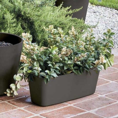 DEROMA Jardiniere Origin - 59x22,6 cm - 18 L - Anthracite